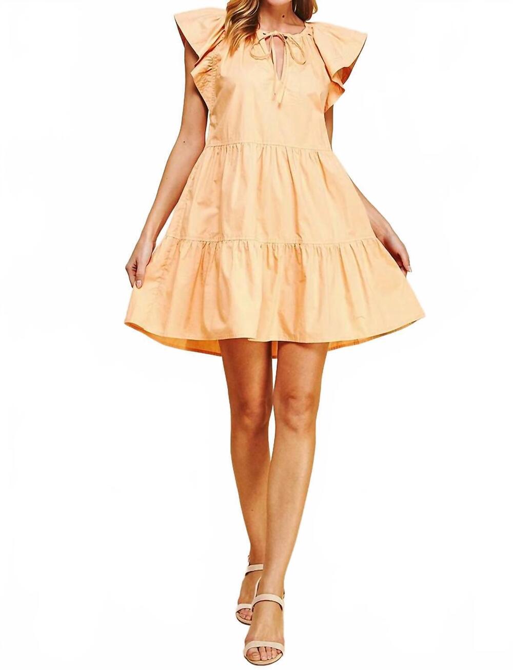 NEW &MERCI perfect dress in peach